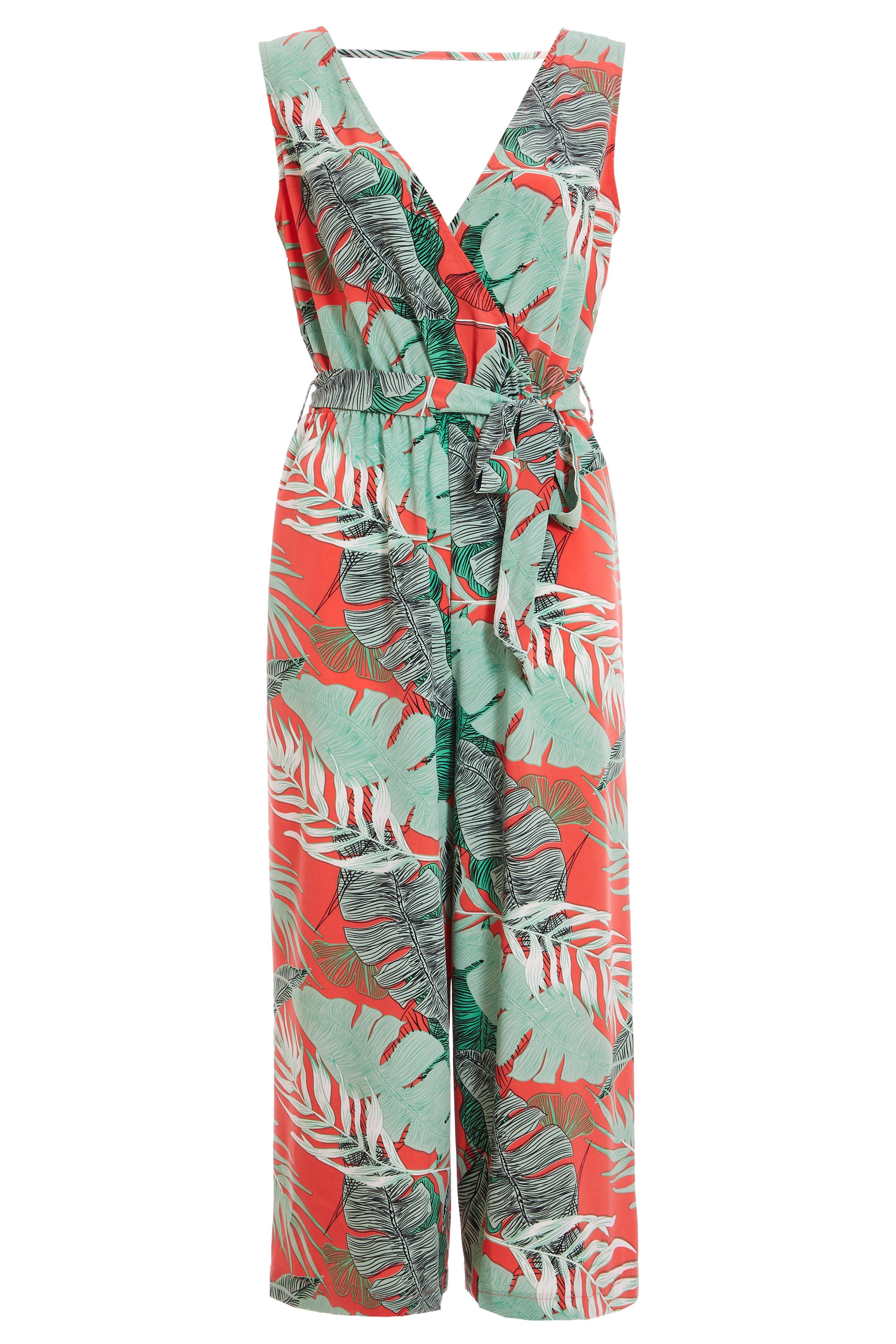 quiz tropical jumpsuit