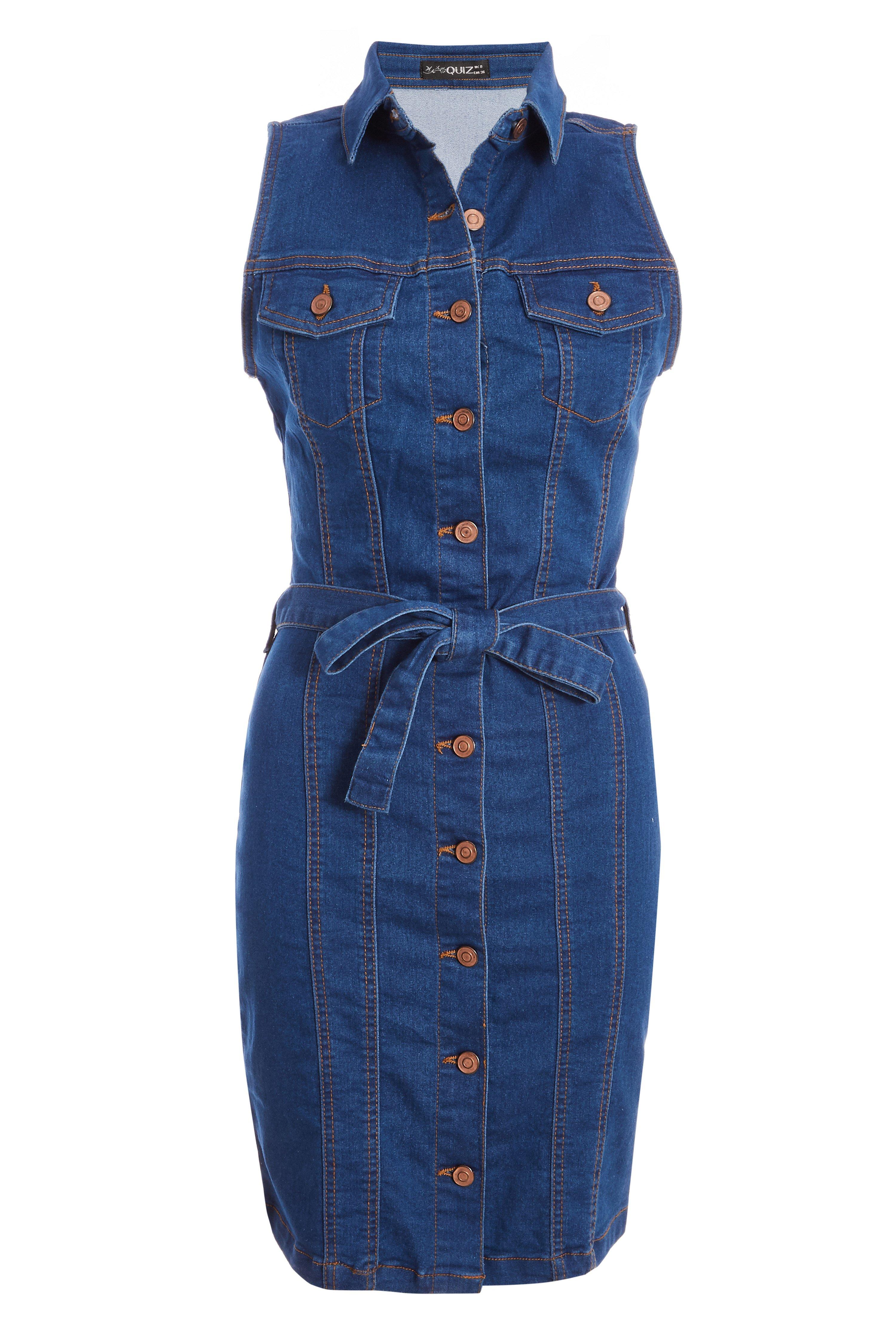 quiz clothing denim dress