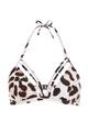 Leopard Print Bikini Top