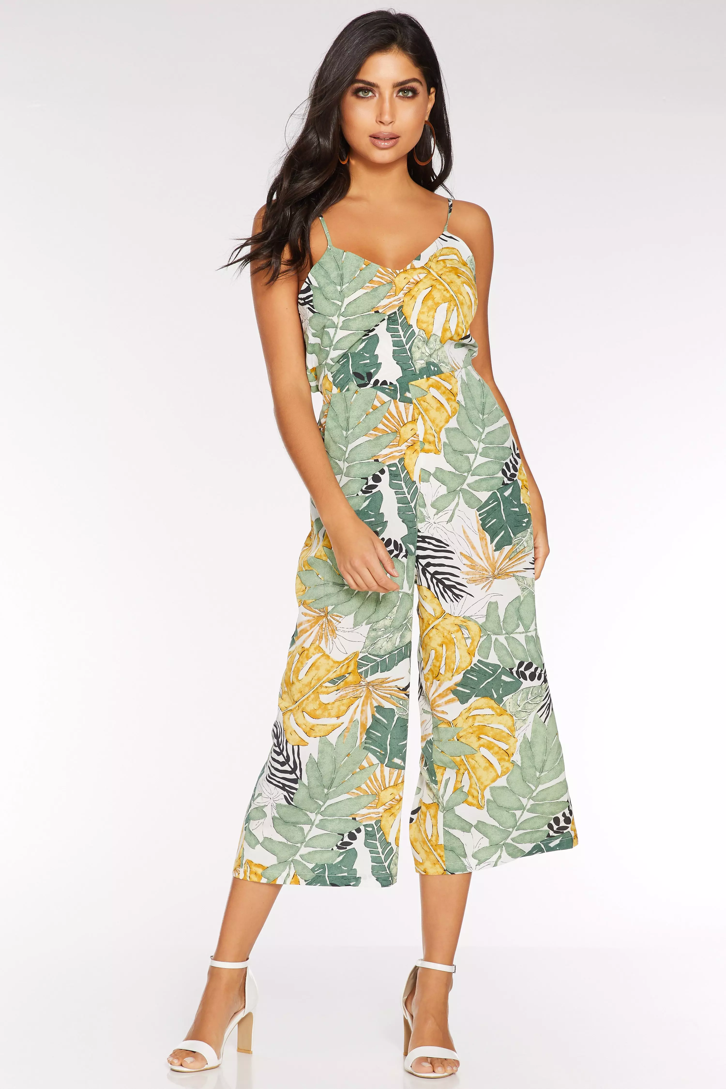 quiz green jumpsuit