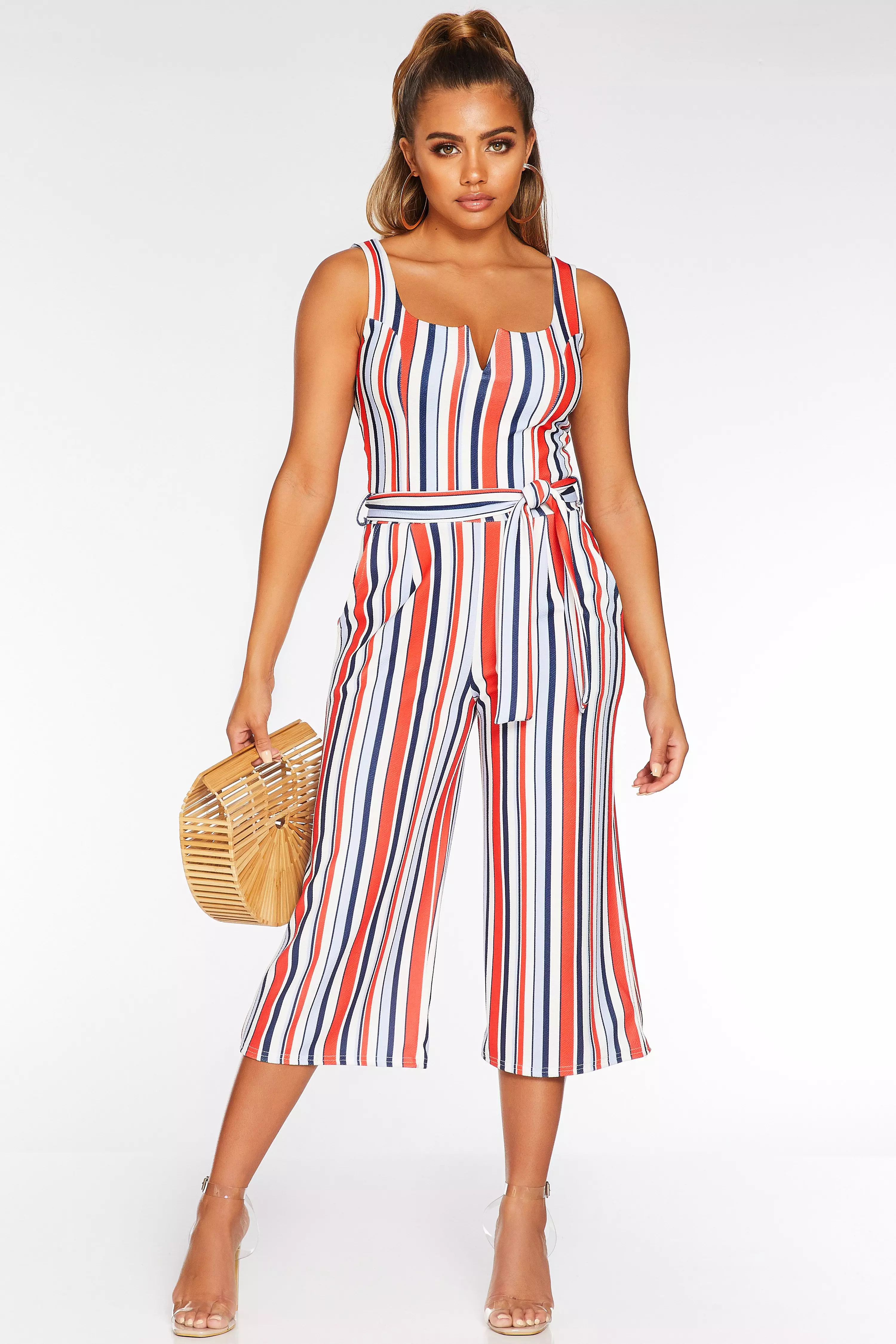 quiz white jumpsuit
