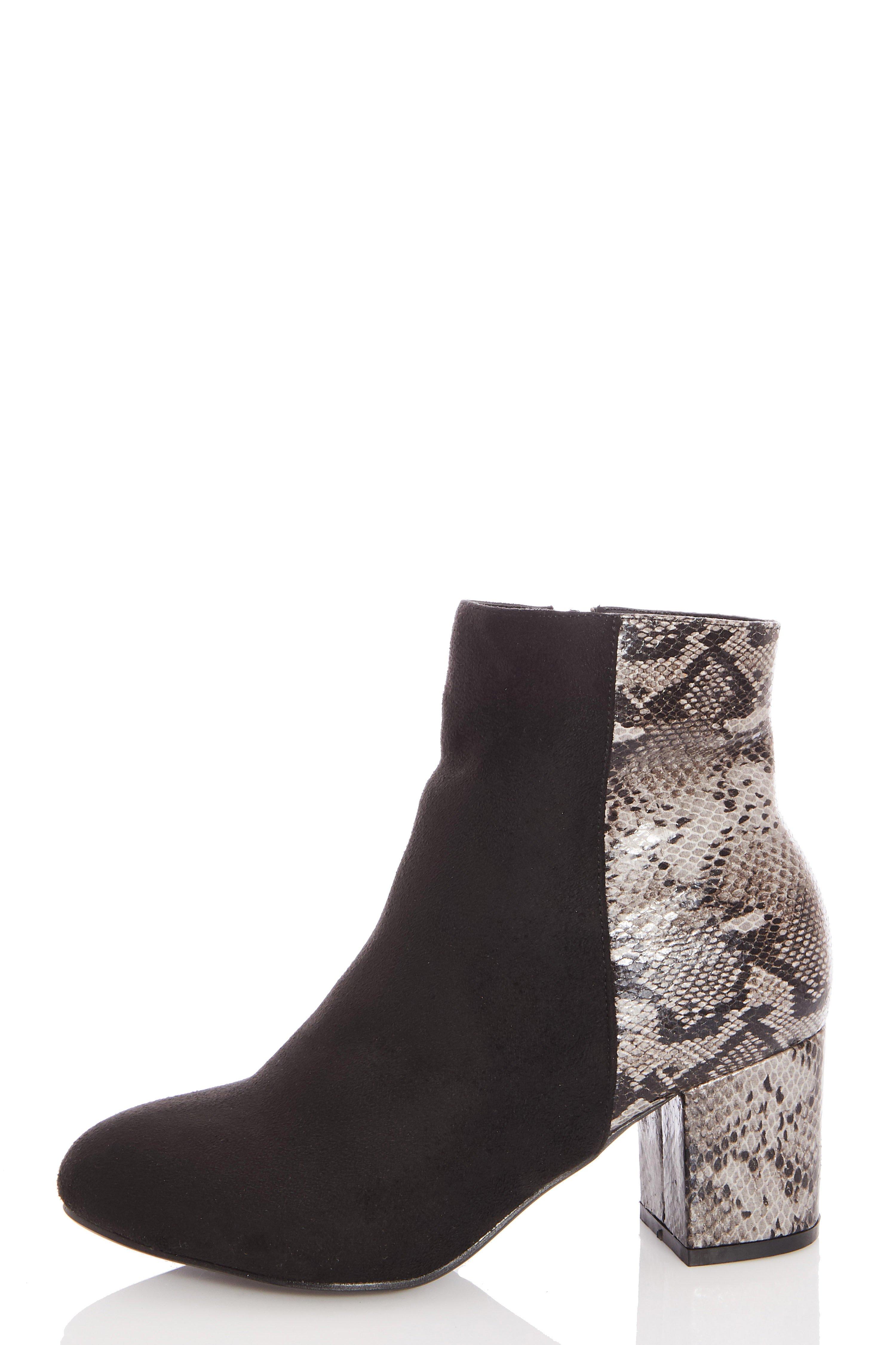 ankle snake boots