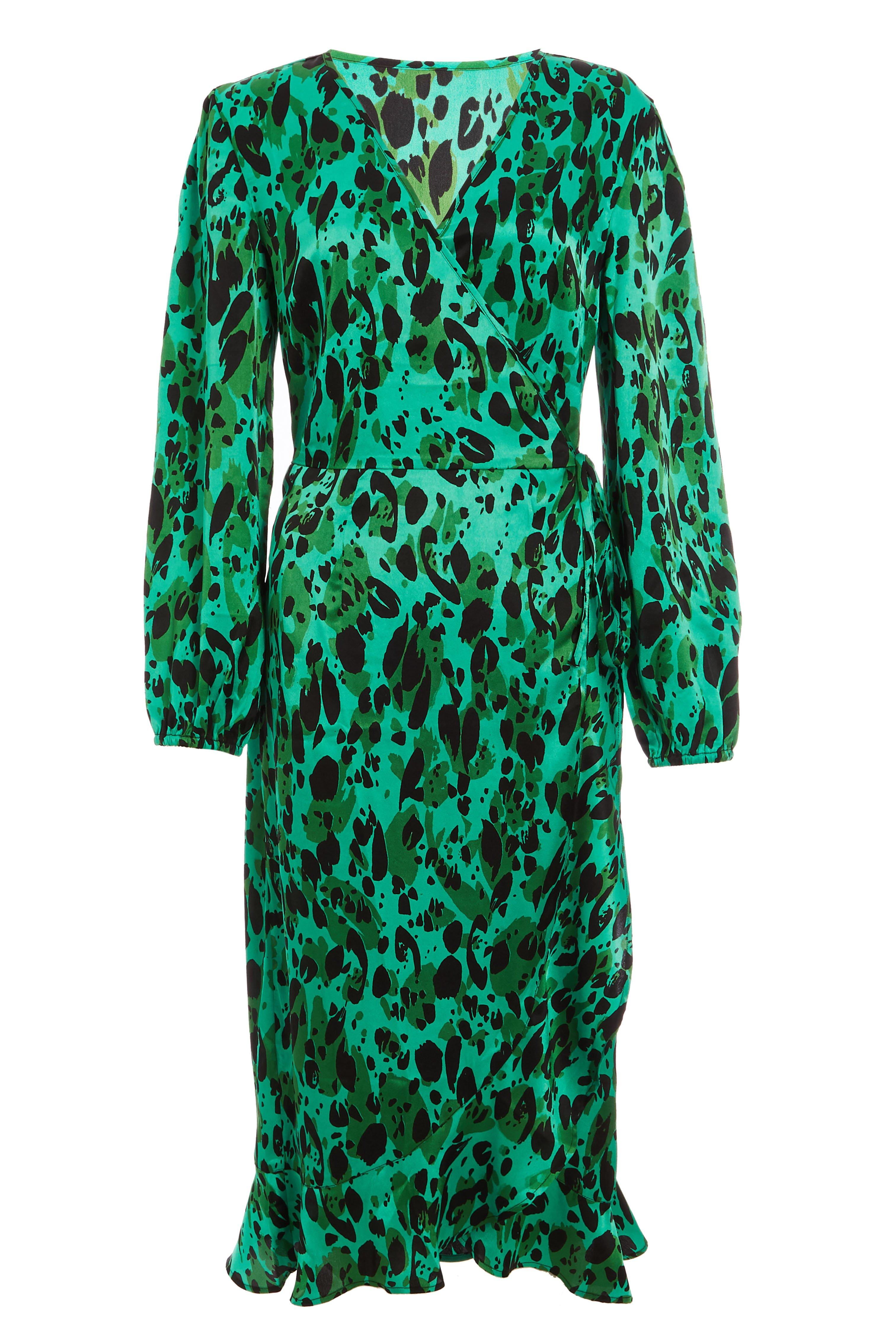 green and cheetah print outfit
