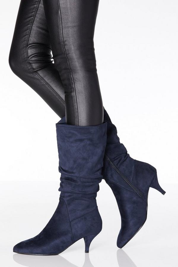 navy calf boots