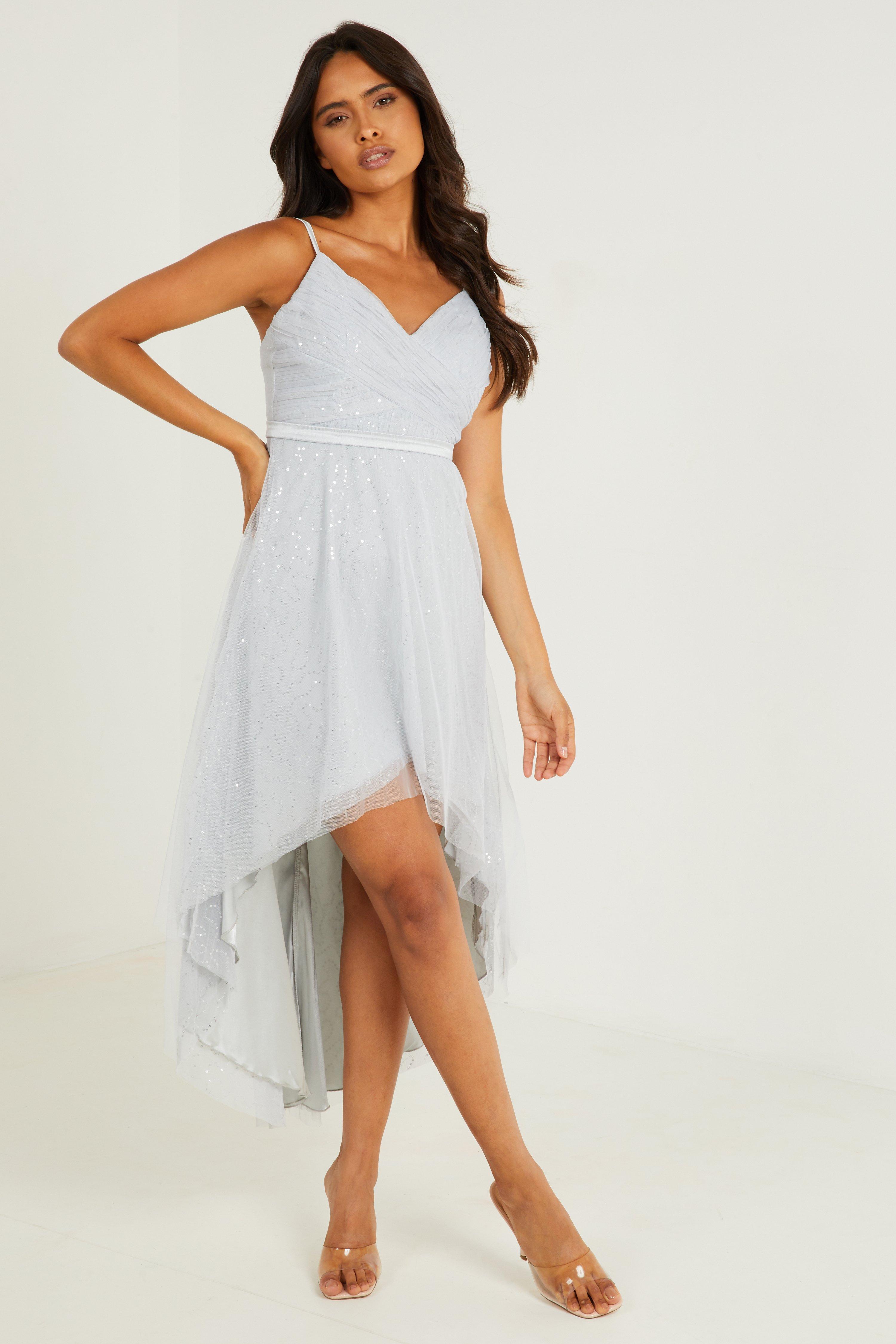 hem high low dress