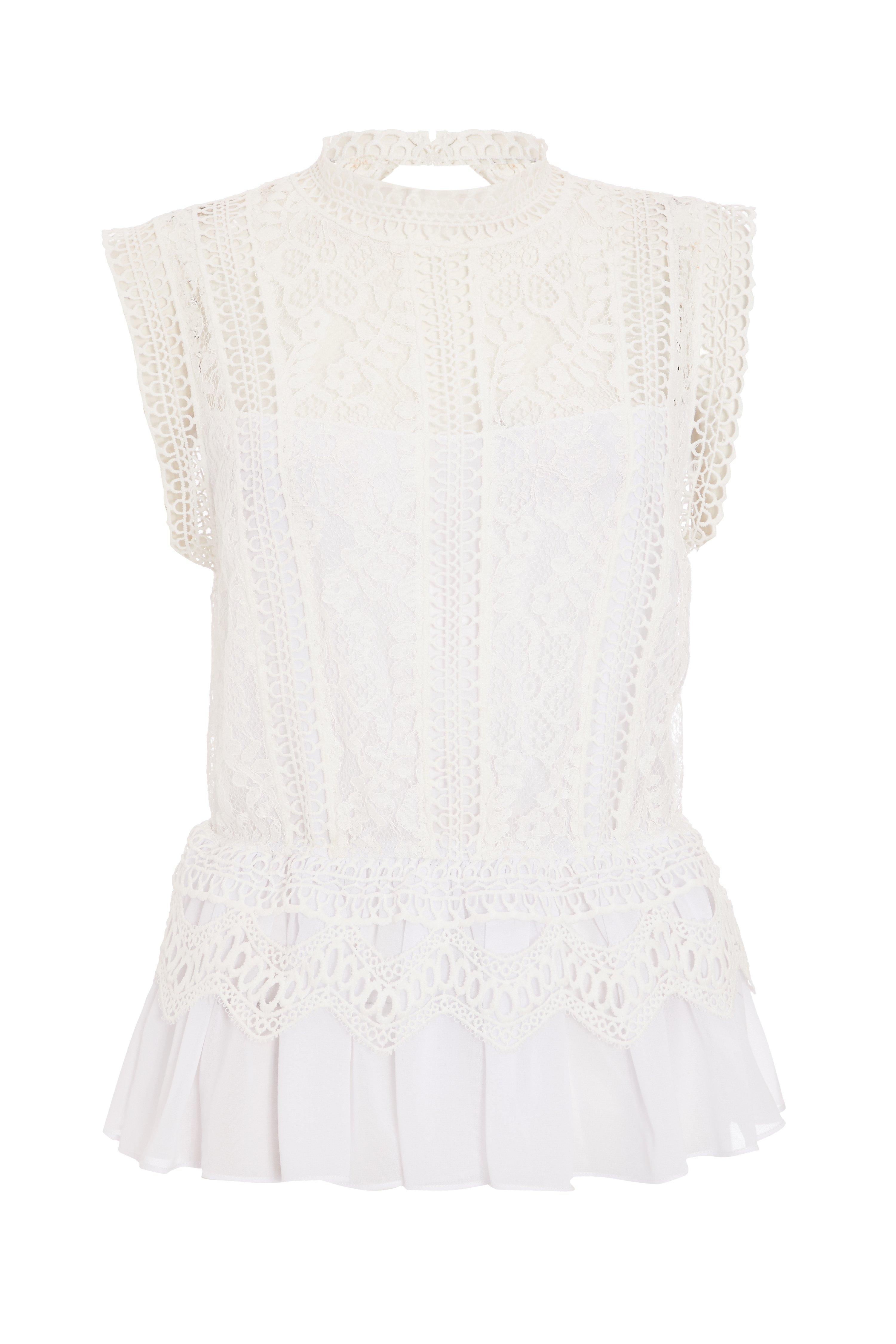 quiz crochet top