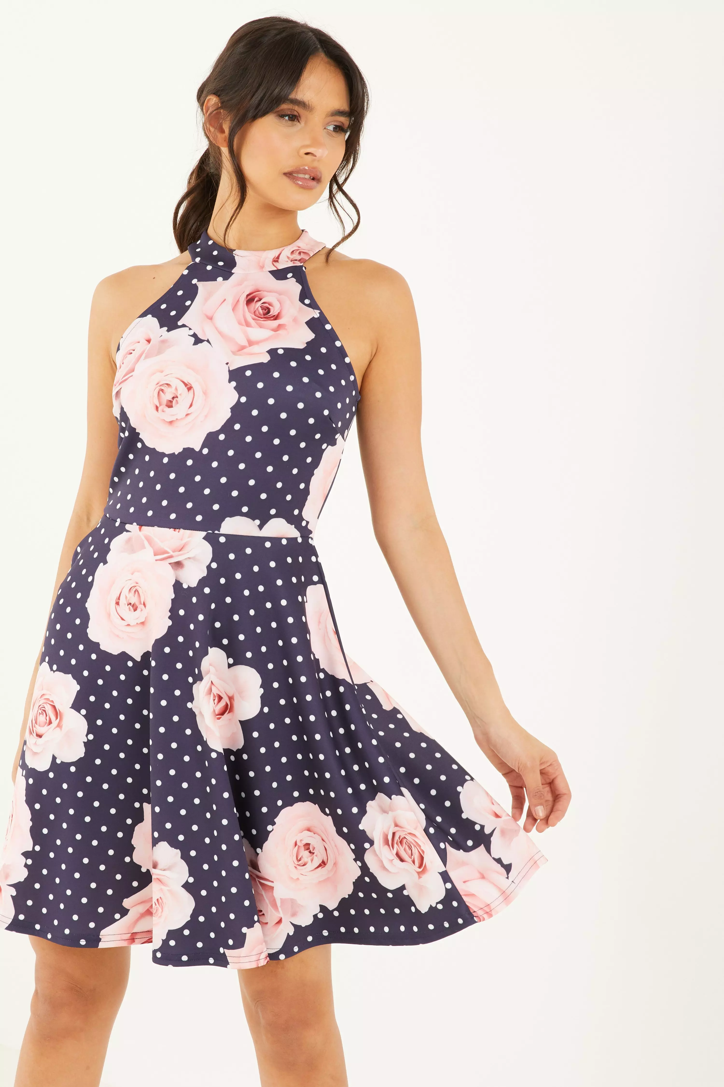 quiz navy floral dress