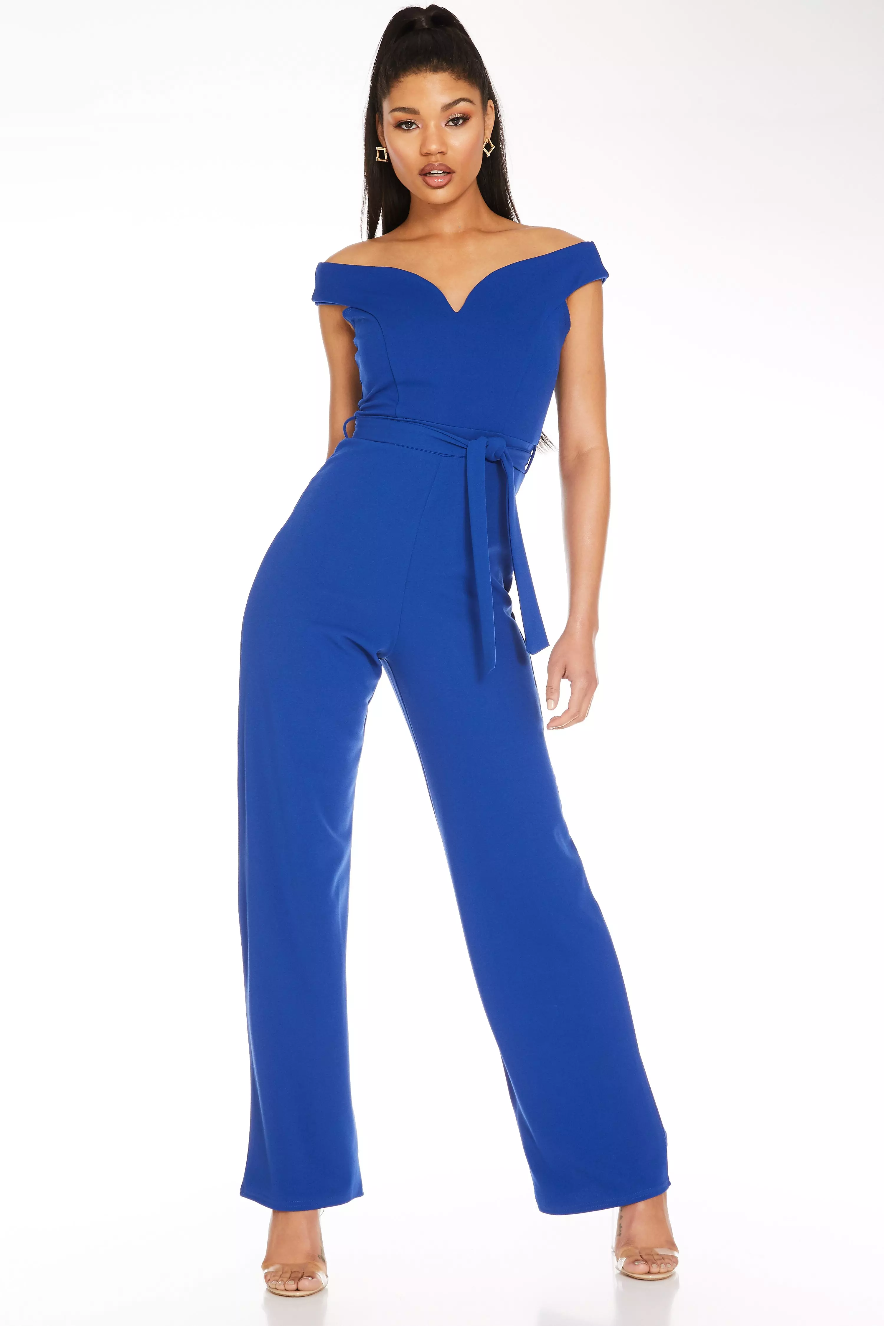 quiz royal blue jumpsuit