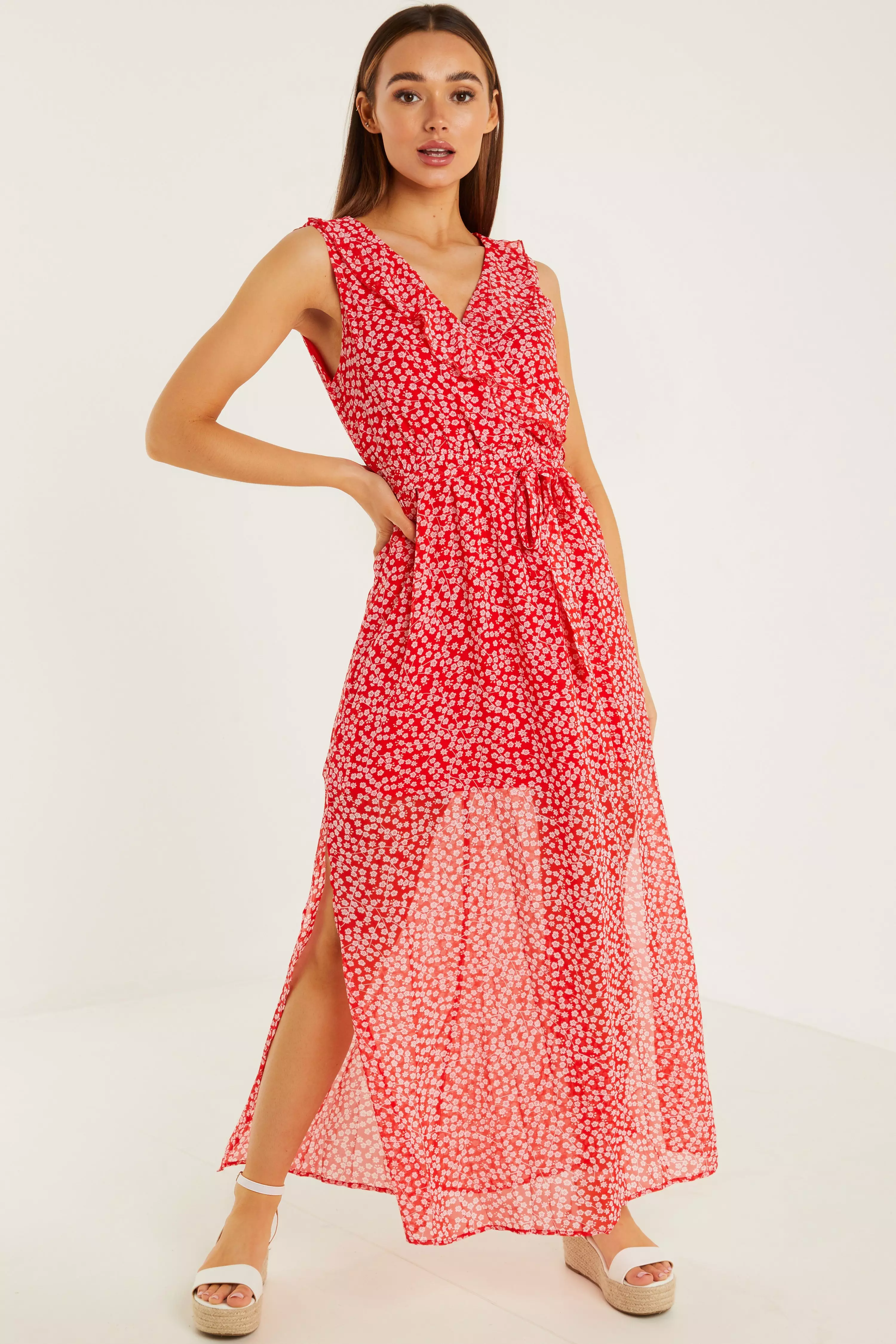 red maxi dress quiz
