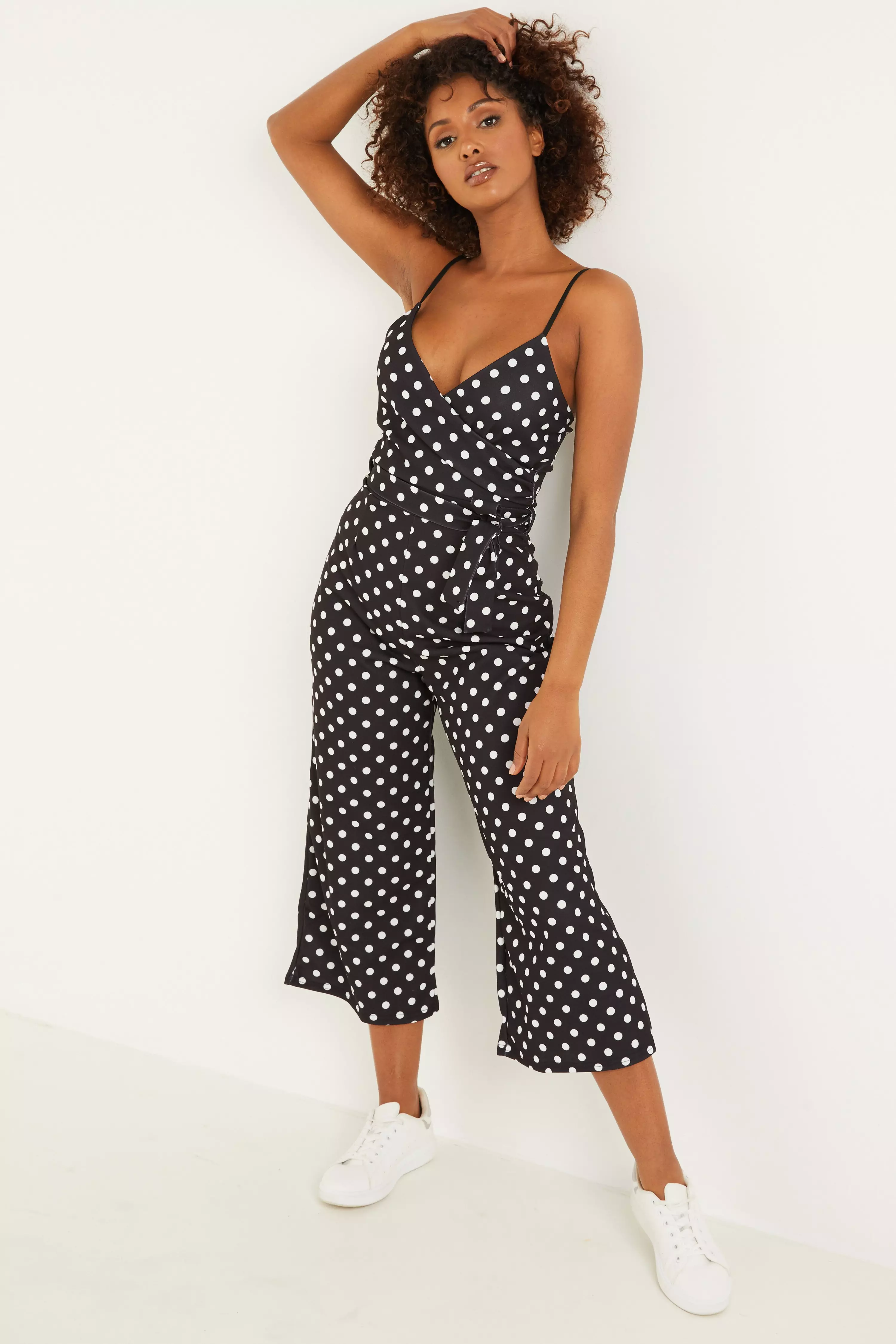 quiz polka dot playsuit
