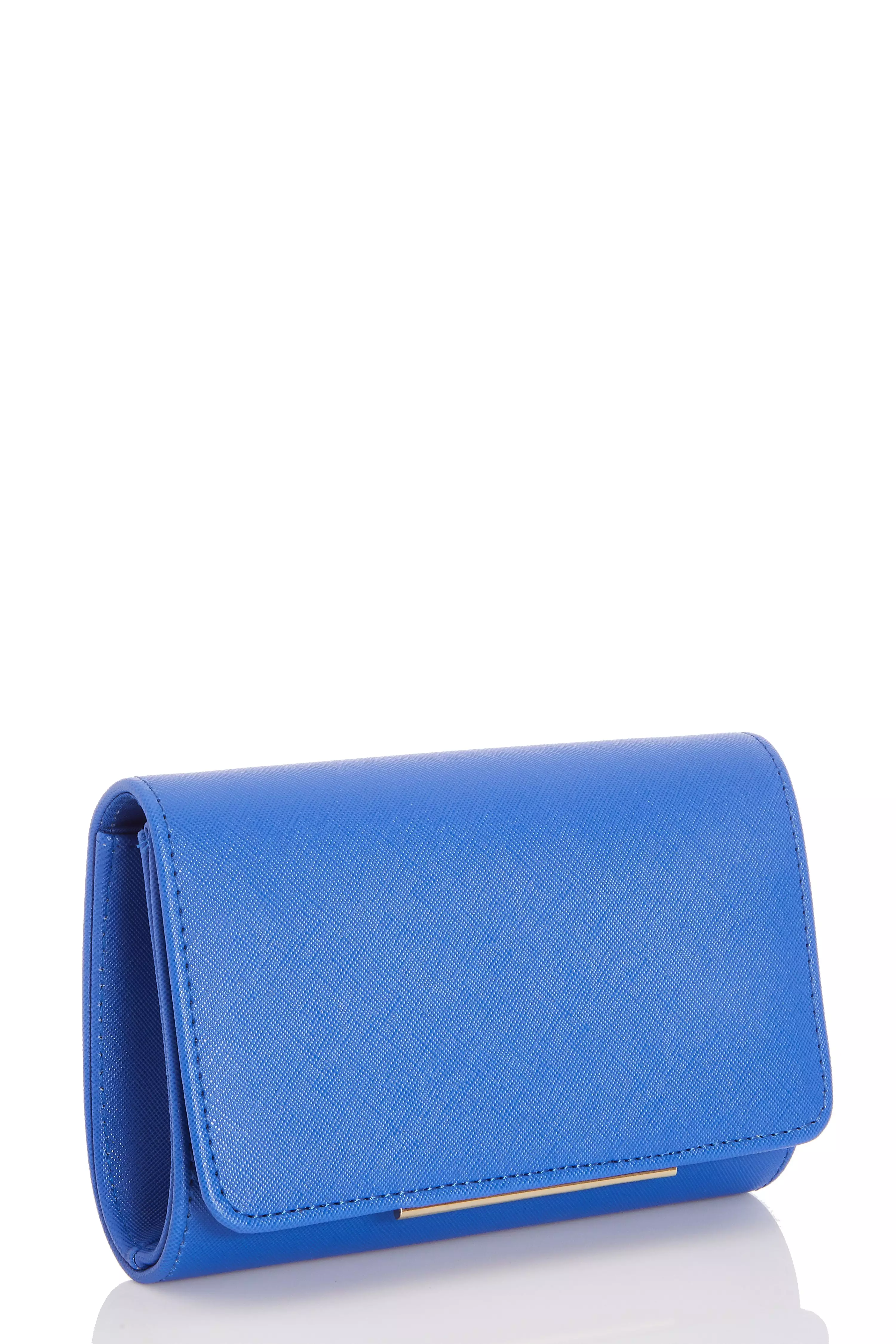 royal blue leather bag