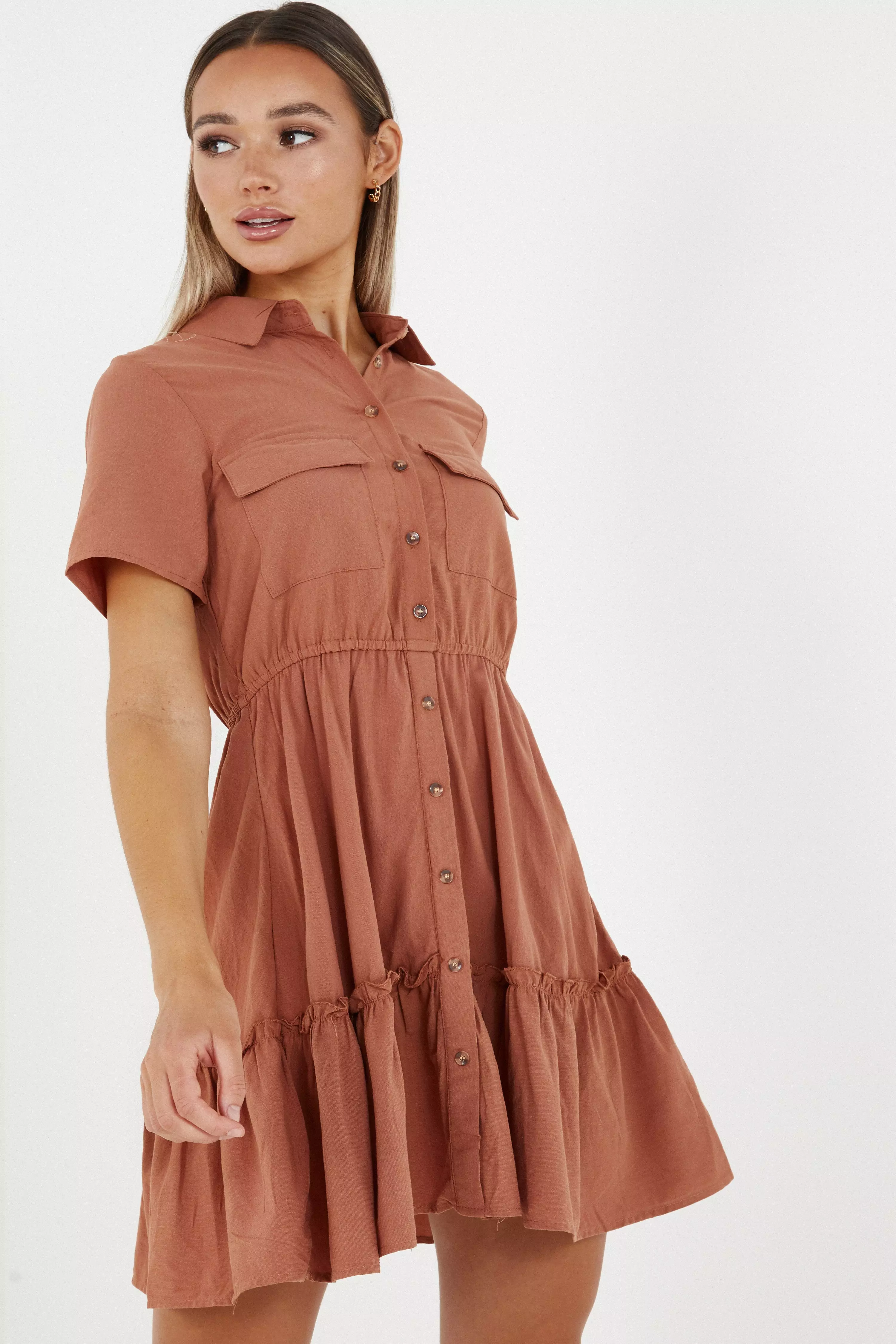 quiz shirt dress