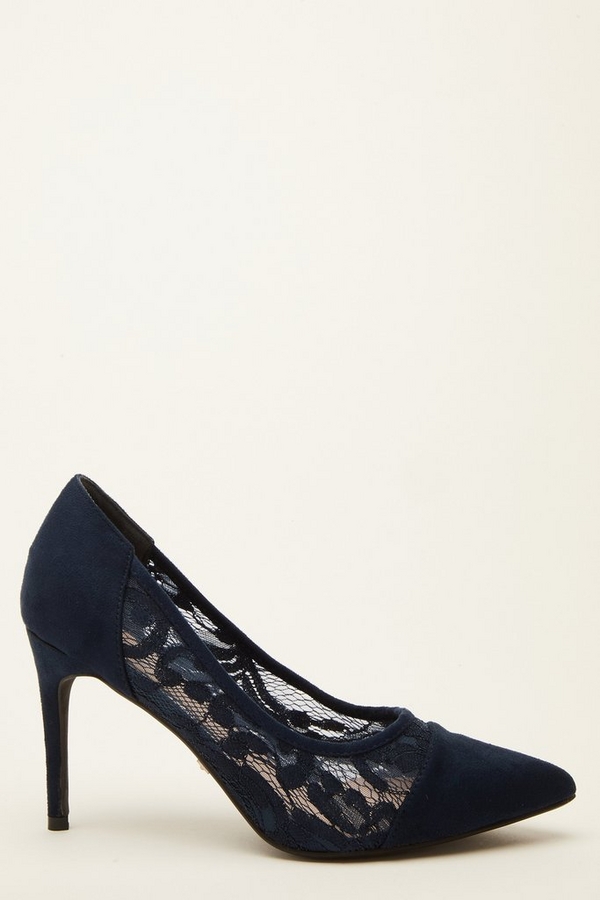 Navy Lace Courts