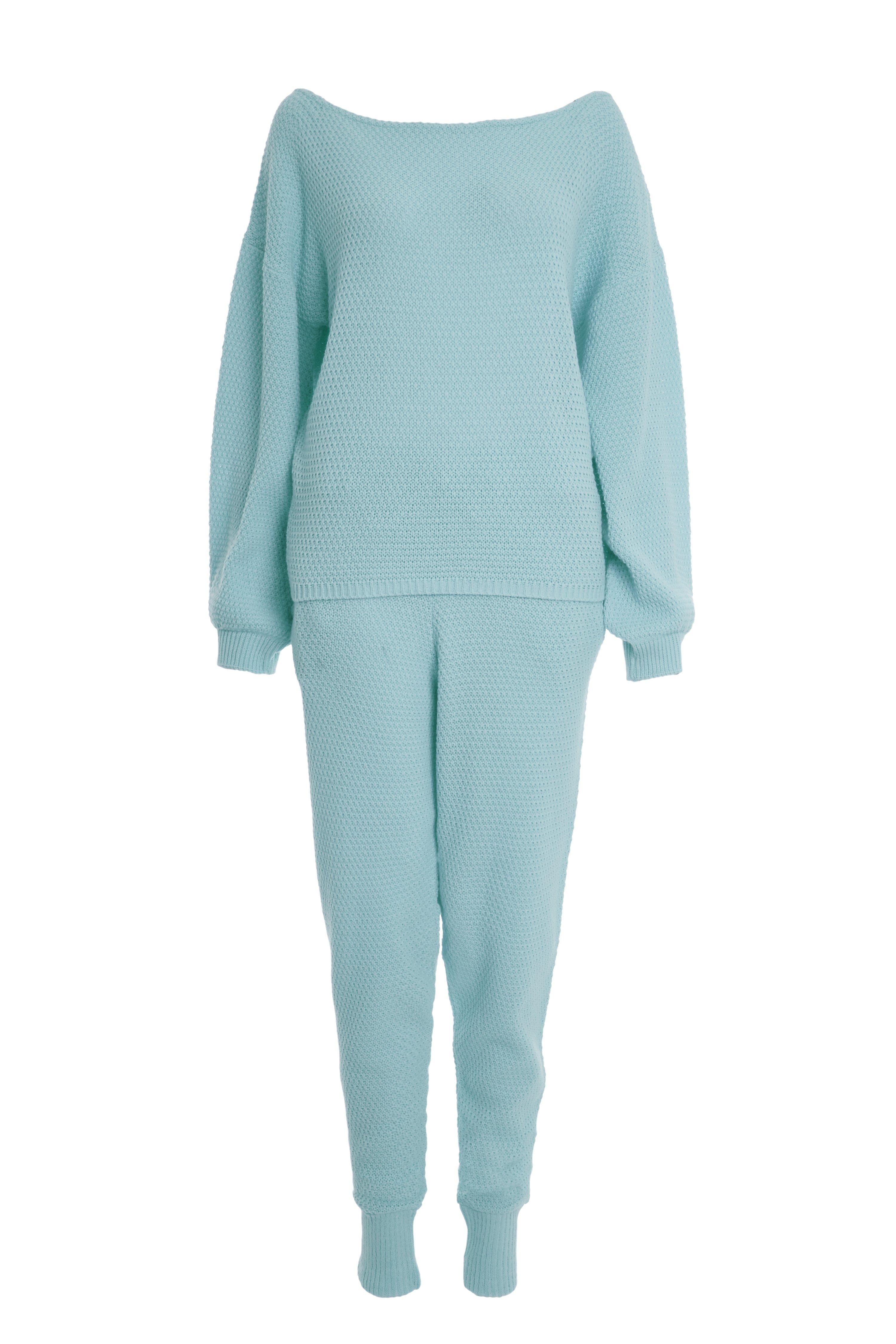 Mint Knitted Lounge set - Quiz Clothing