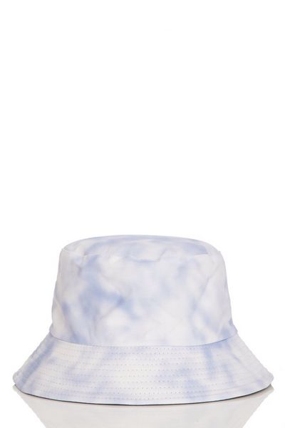 Pale Blue Tie Dye Bucket Hat