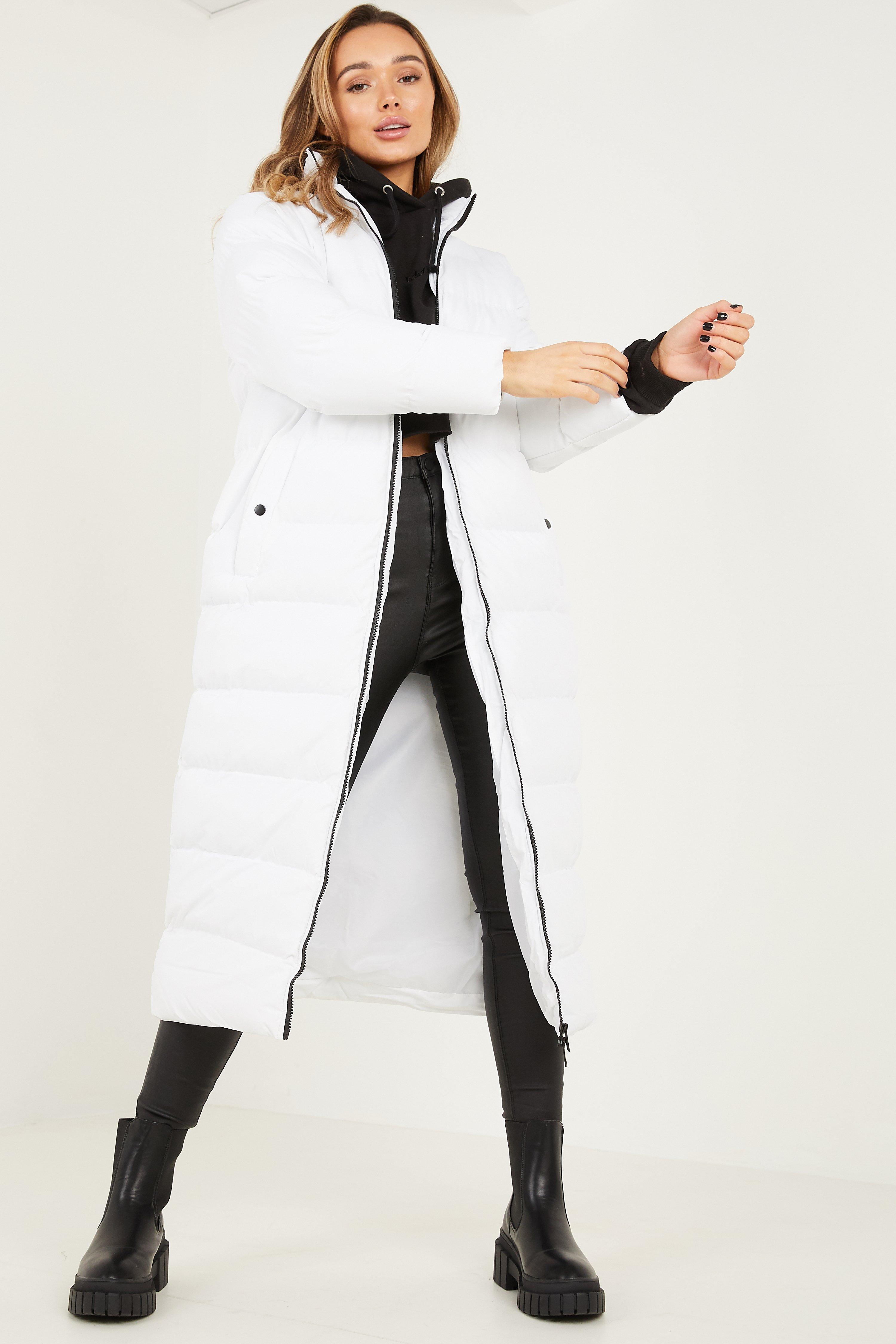 quiz long puffer coat