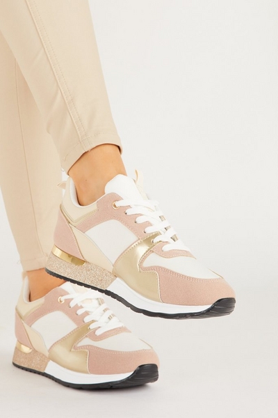 Rose Gold Chunky Trainer