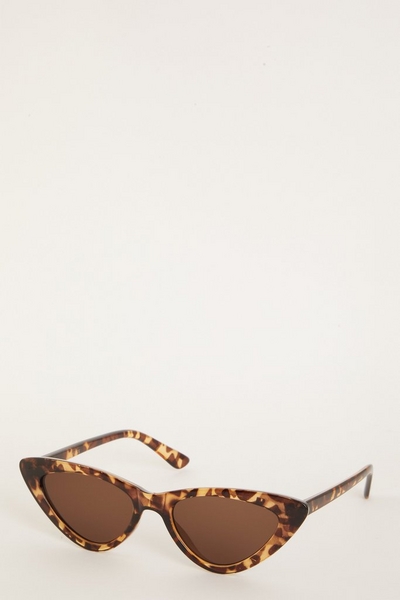 Brown Cat Eye Sunglasses