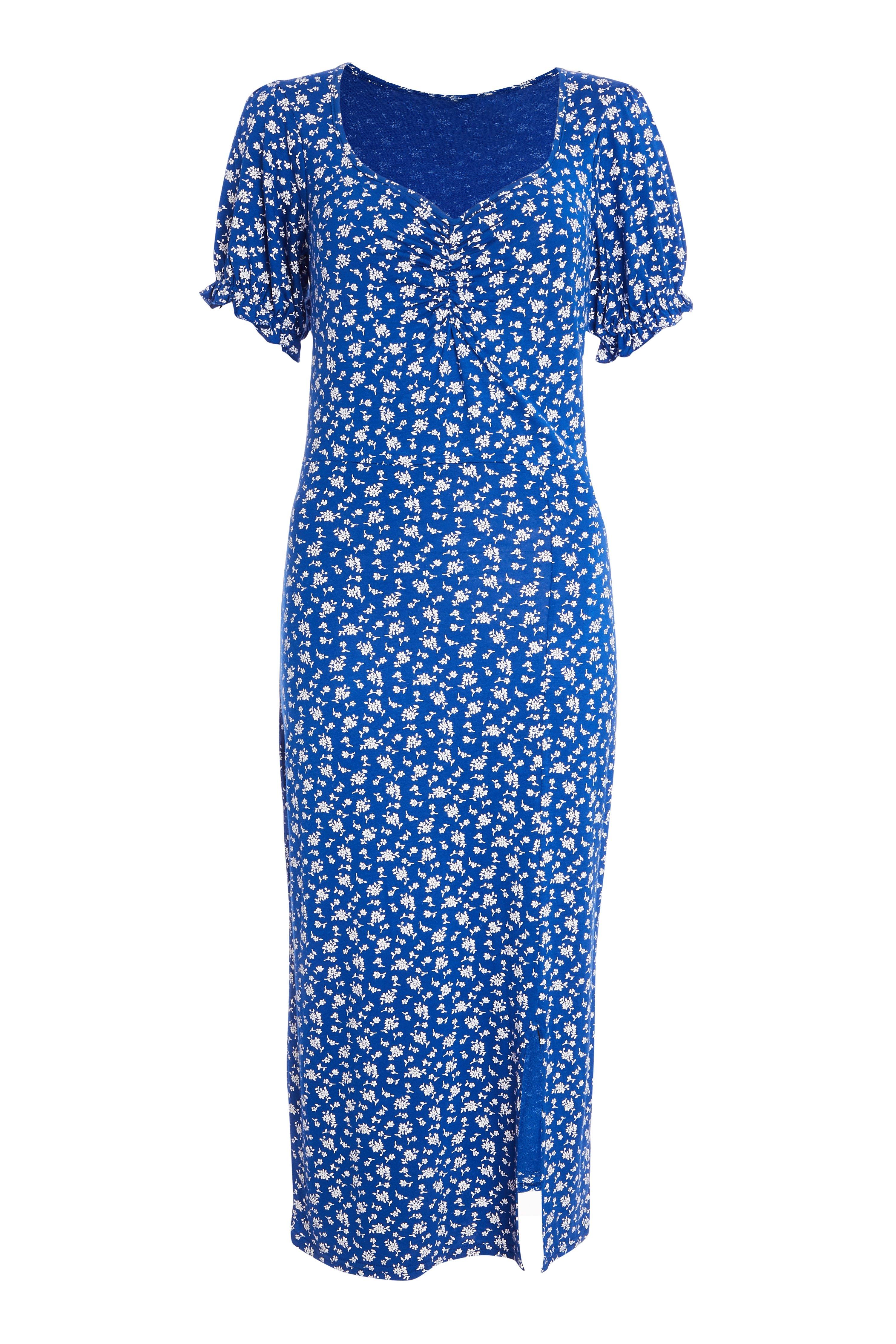 blue floral dress quiz