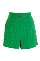 Green Crinkle Shorts