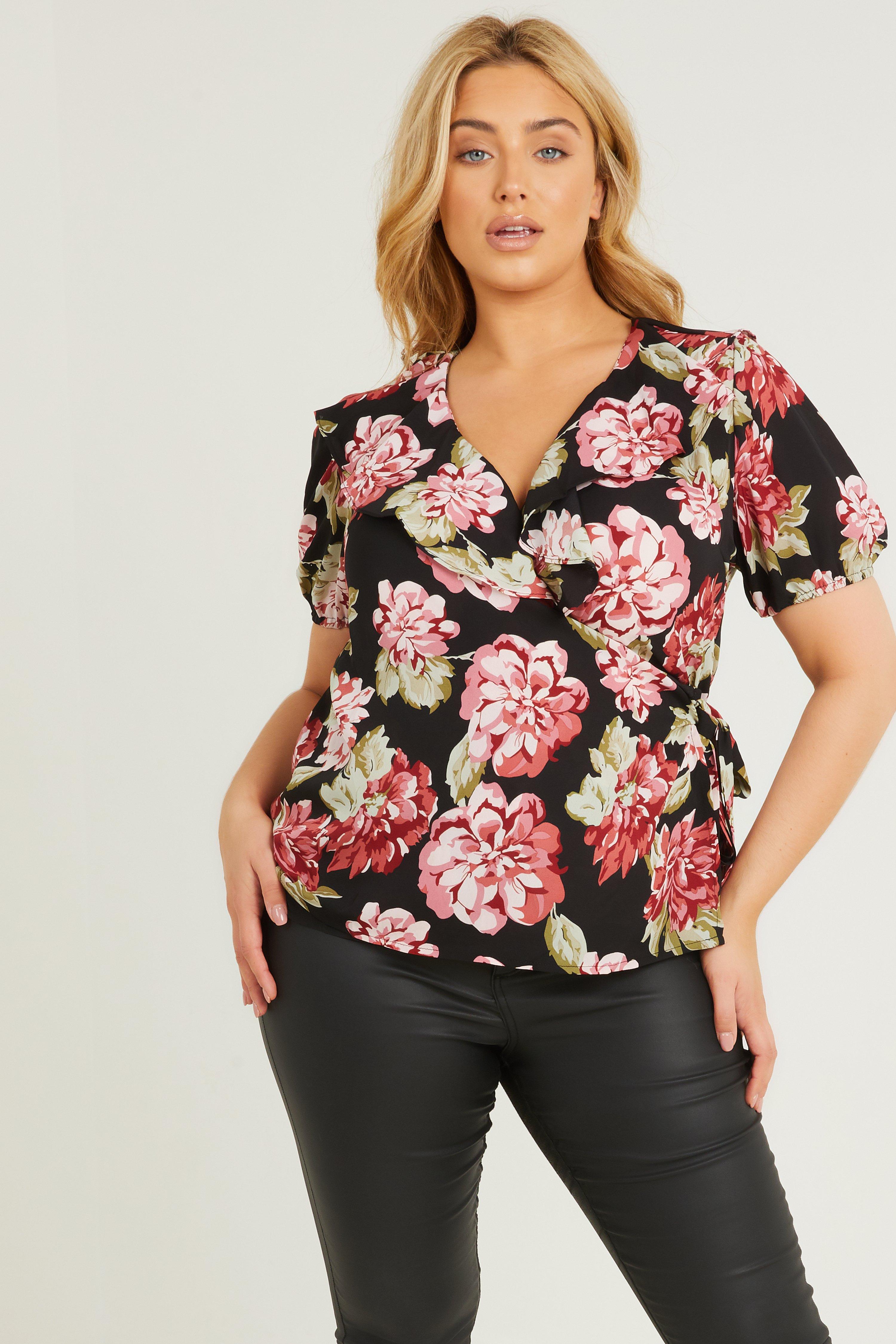 ladies plus size party tops