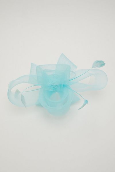 Aqua Bow Headband Fascinator
