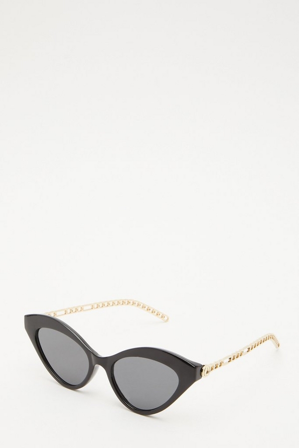 Black Chain Leg Sunglasses