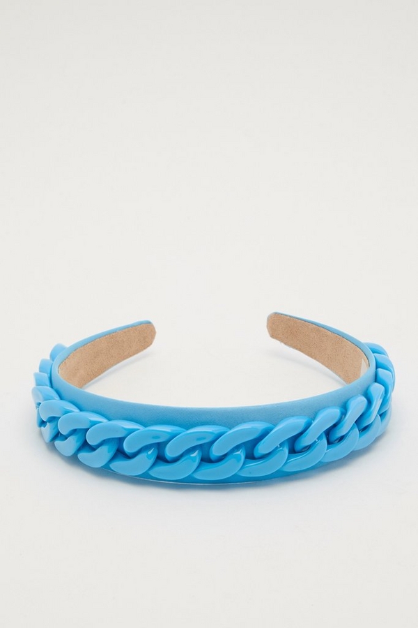 Blue Large Chain Headband