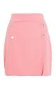 Pink High Waist Mini Skirt
