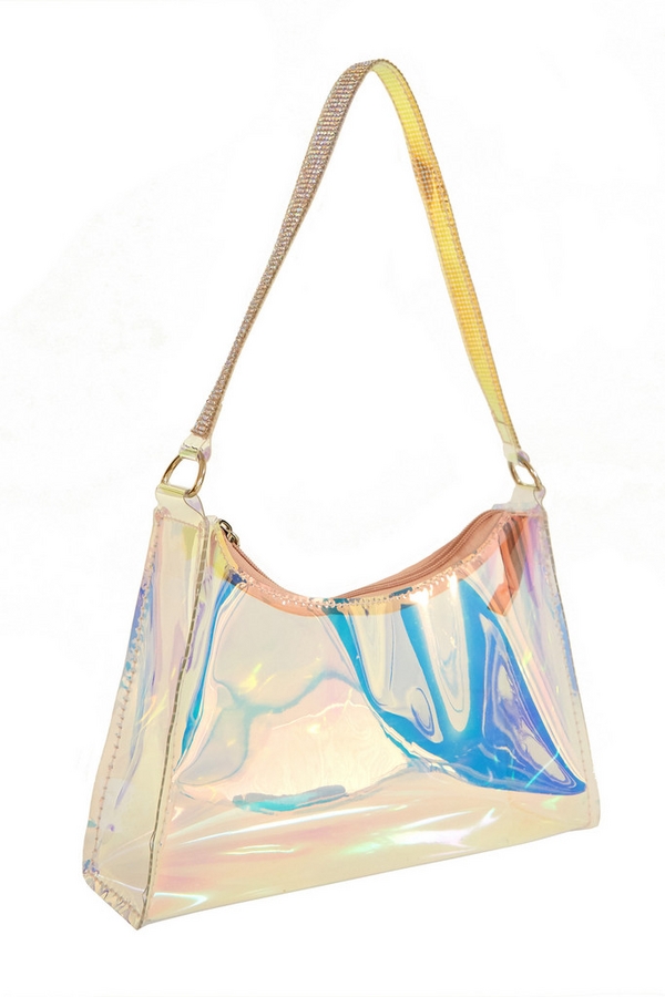 Multicoloured Diamante Shoulder Bag