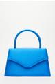 Blue Satin Mini Bag