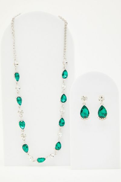 Emerald Green Jewellery Set