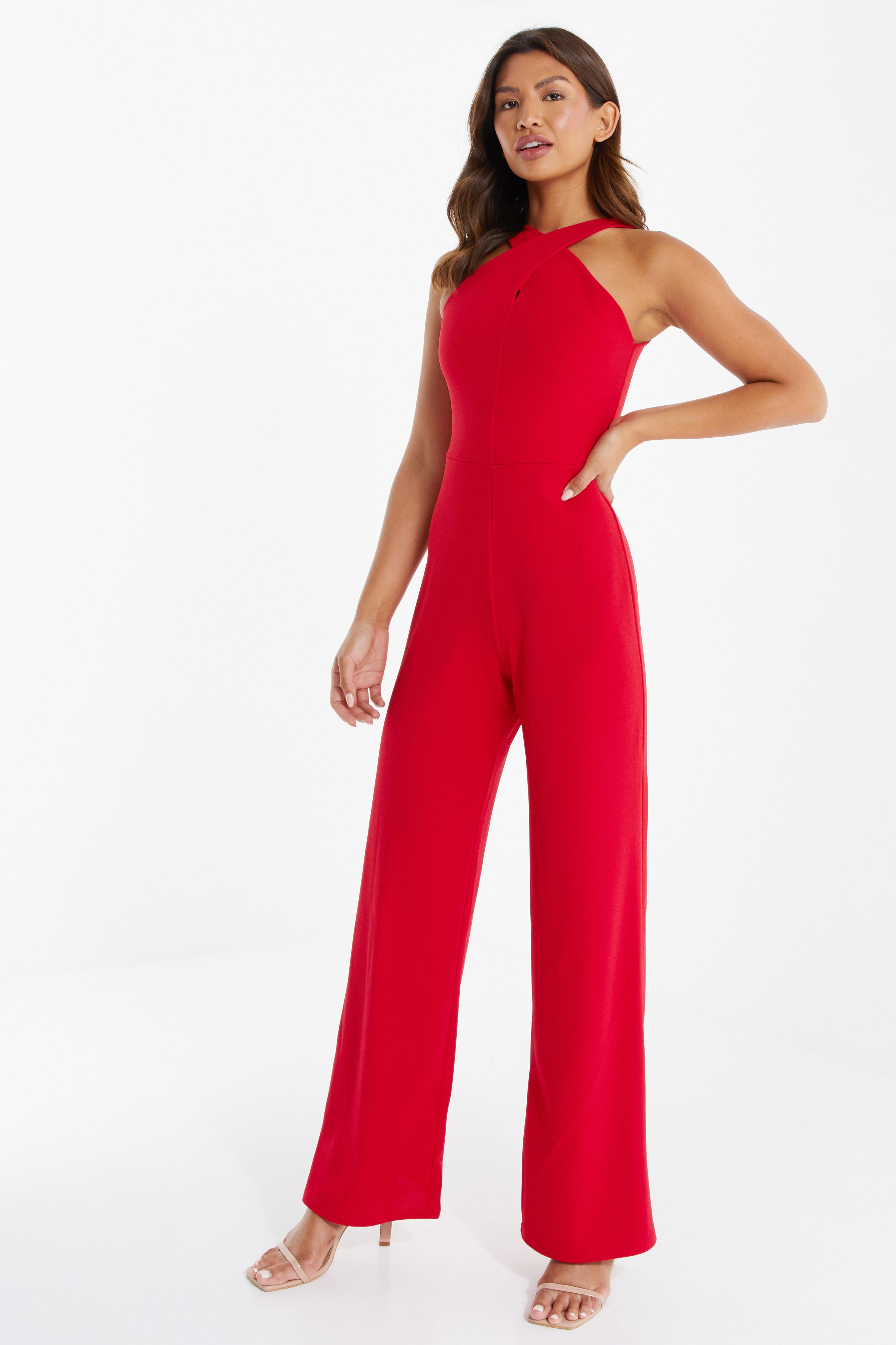 halter neck jumpsuit for wedding