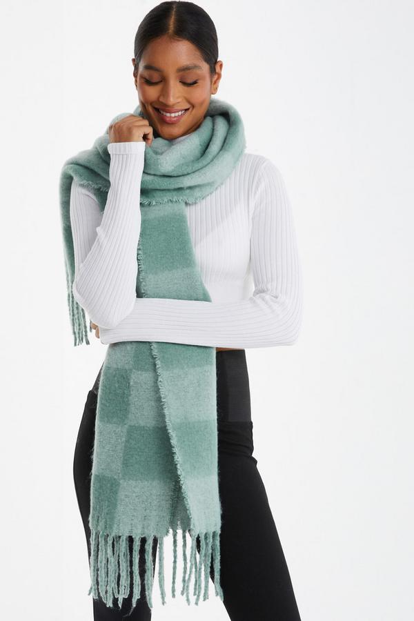 WOMEN FASHION Accessories Shawl Green Green/Pink Single discount 70% NoName shawl 