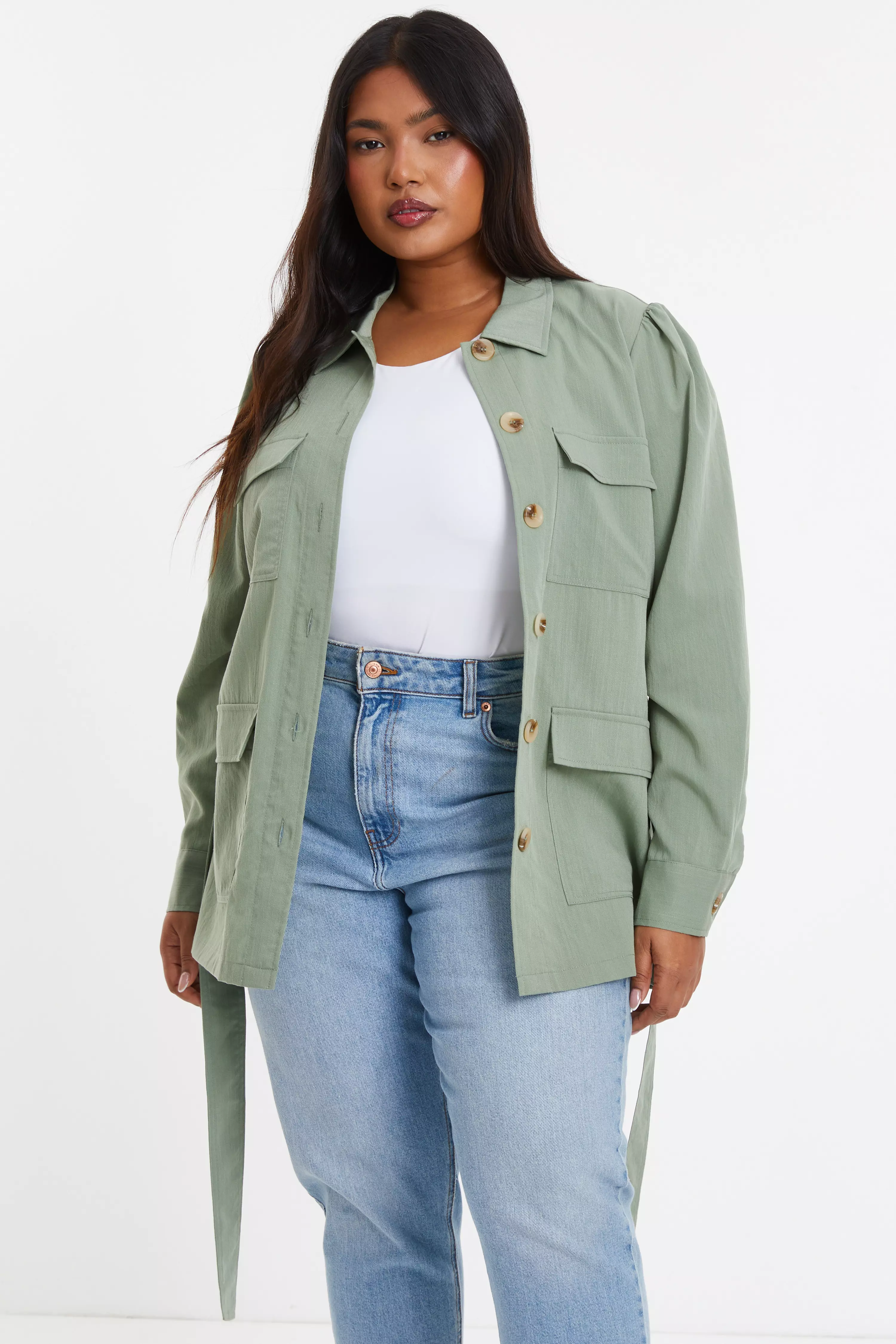 Women's Plus Size Jackets & Coats | QUIZ Curve