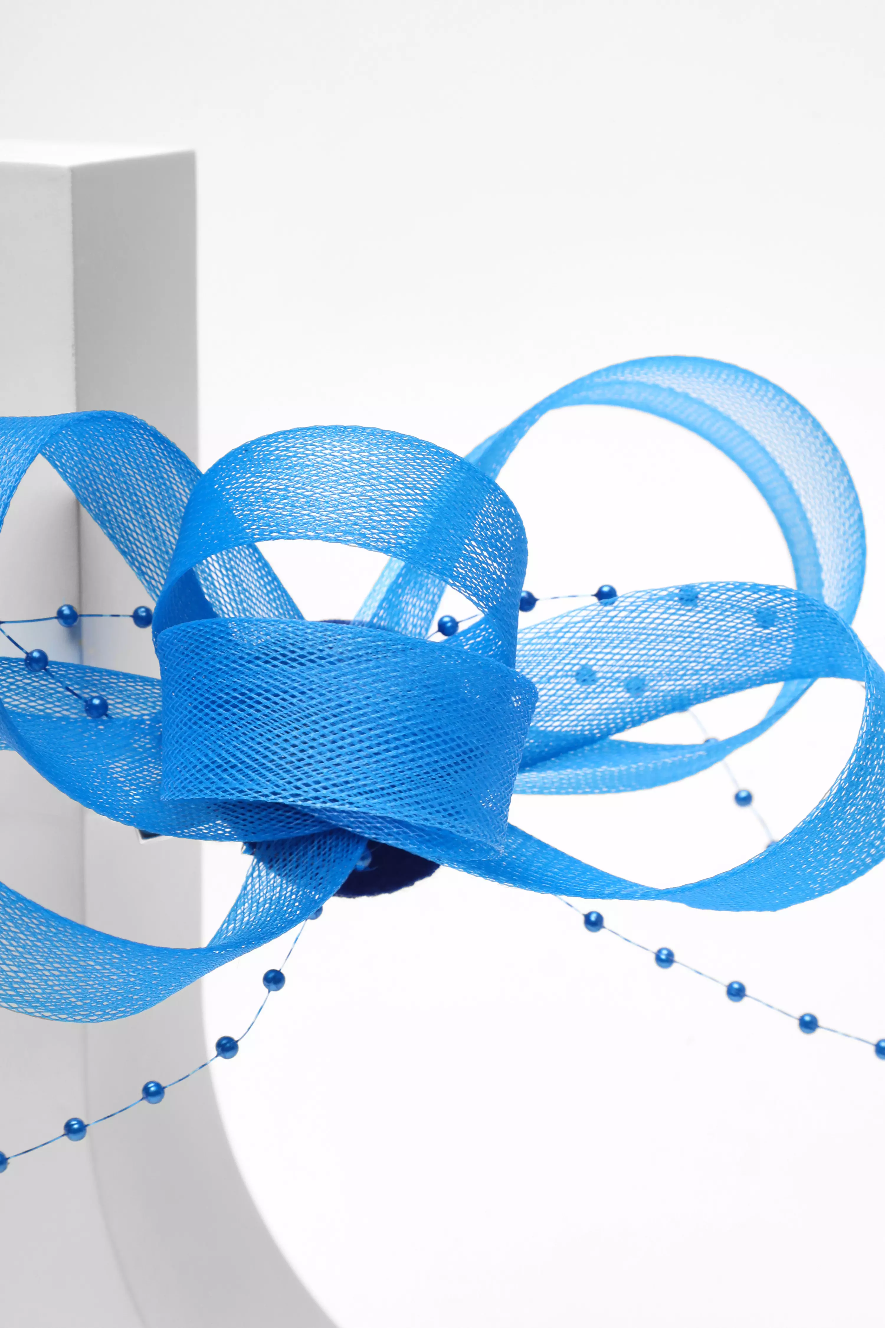 Royal Blue Small Loop Clip Fascinator QUIZ Clothing