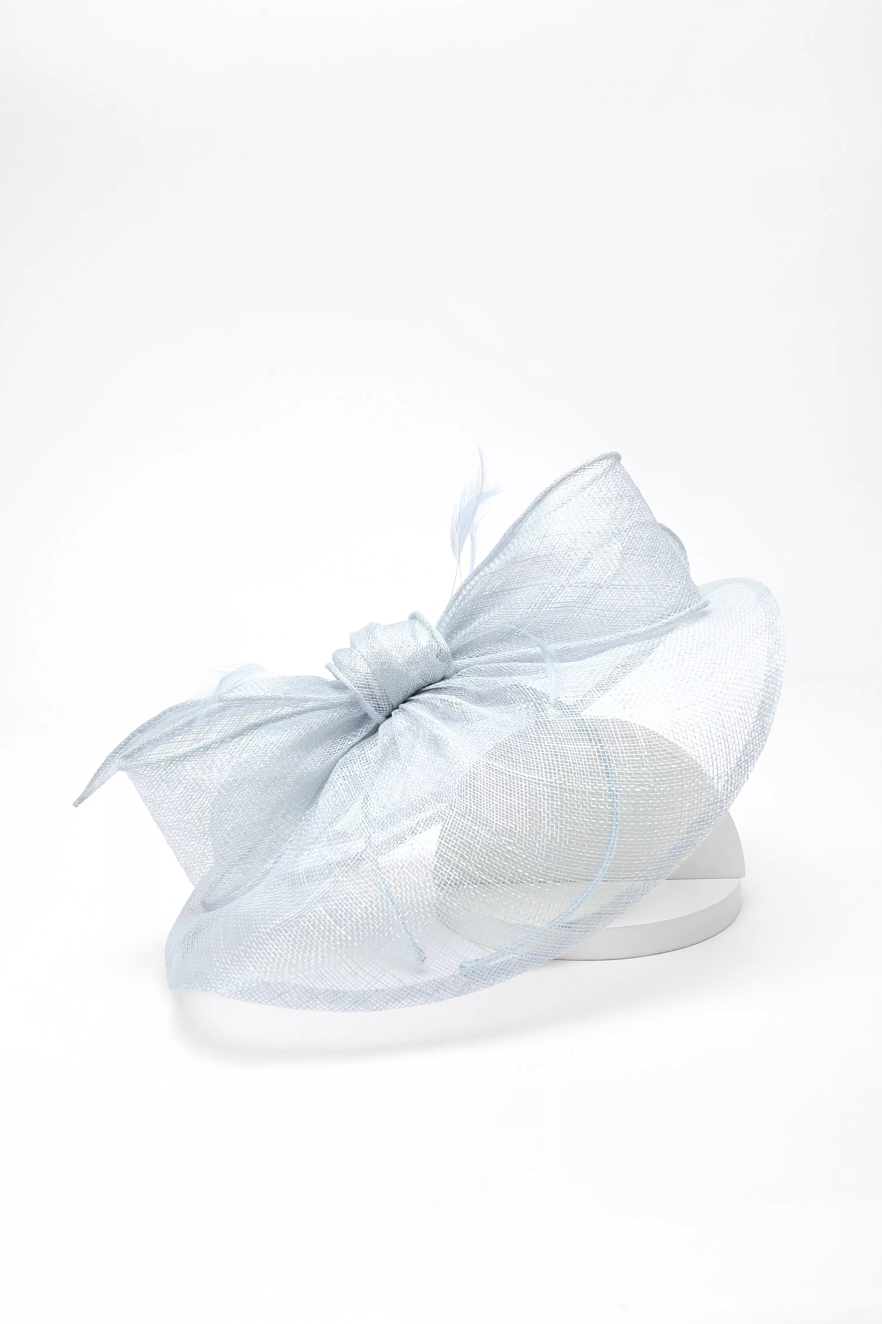 Blue Large Bow Headband Fascinator QUIZ Clothing