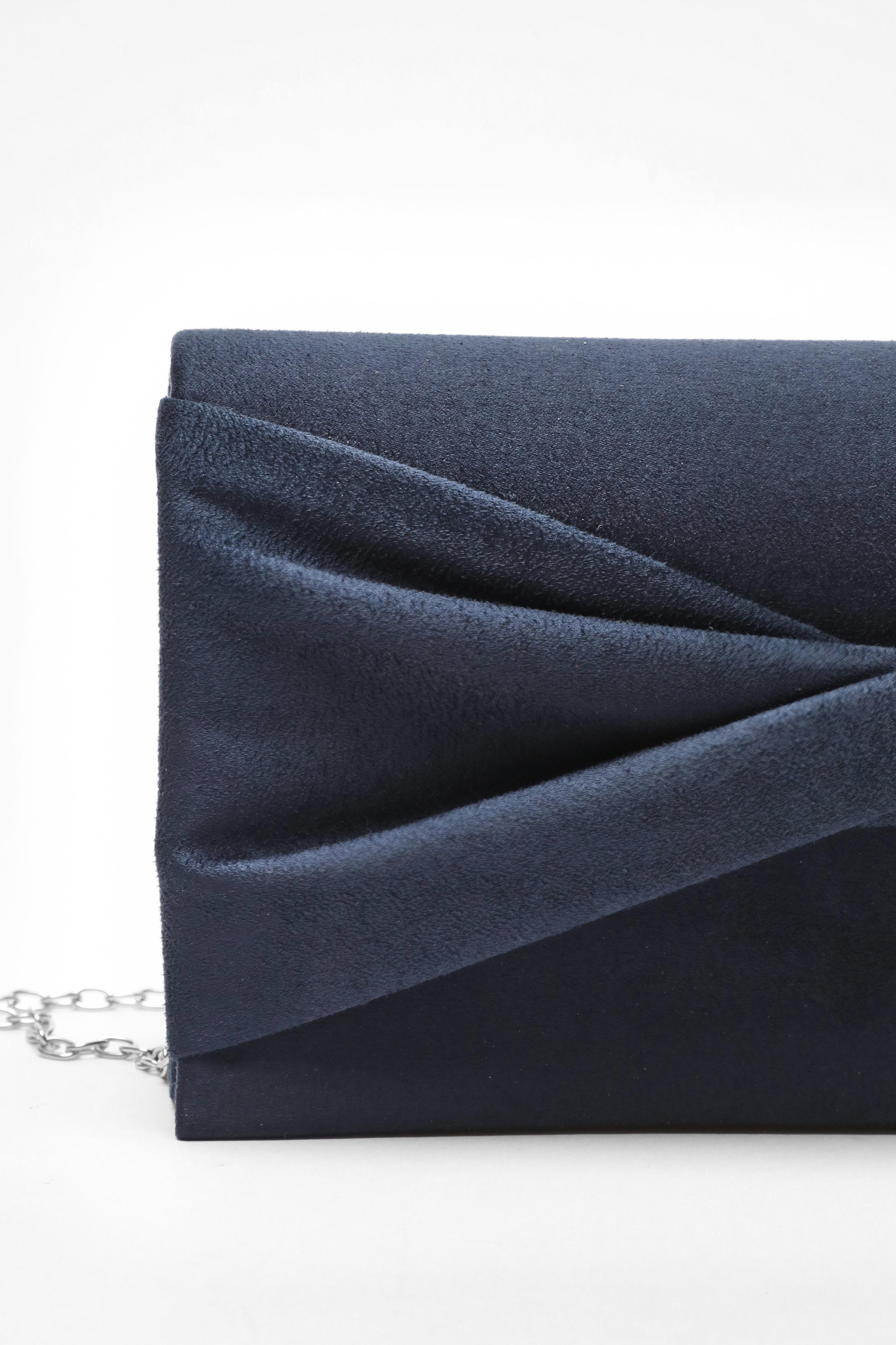 Navy suede clutch bags for weddings sale