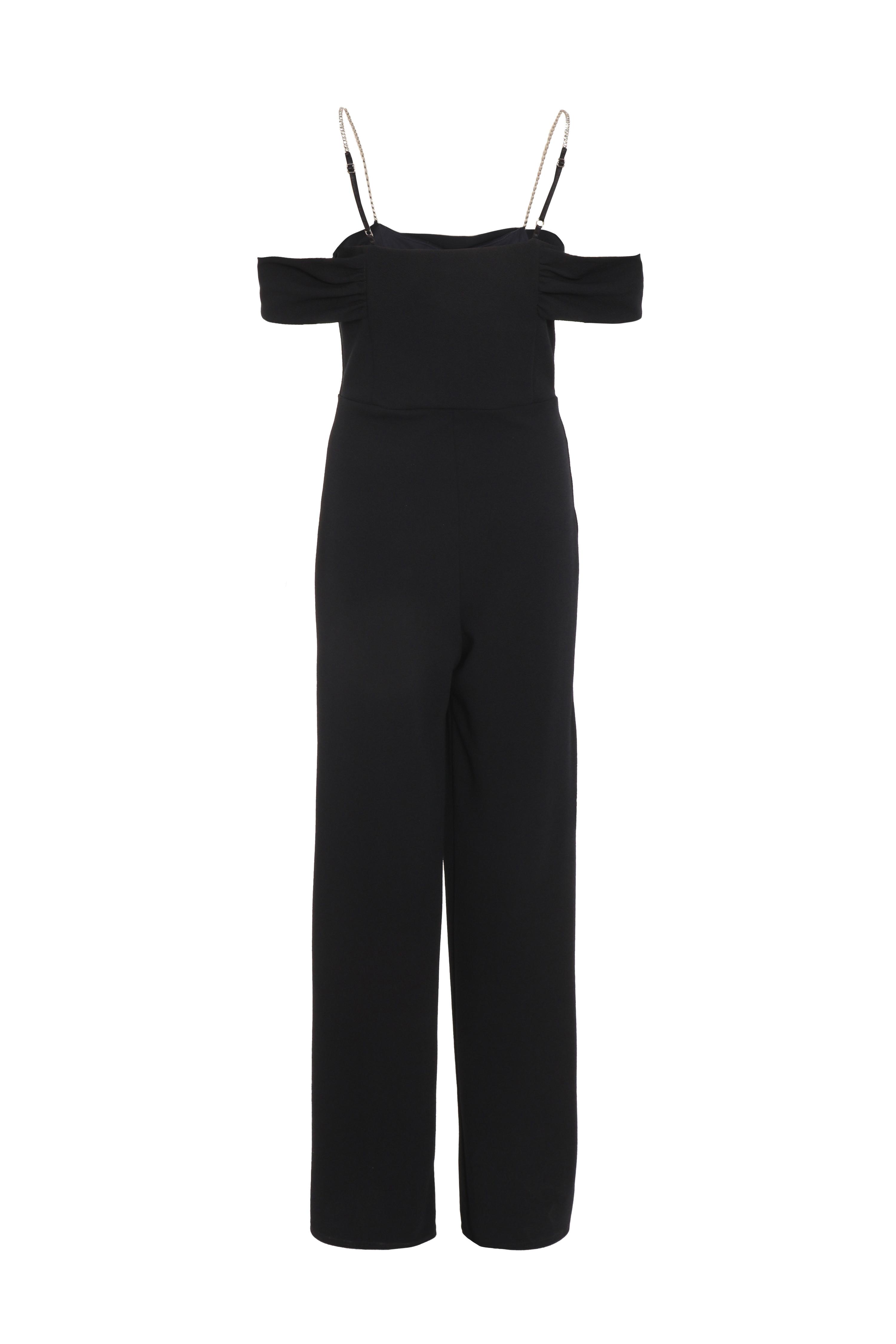 Petite Navy Drop Shoulder Palazzo Jumpsuit<!-- --> - <!-- -->QUIZ Clothing