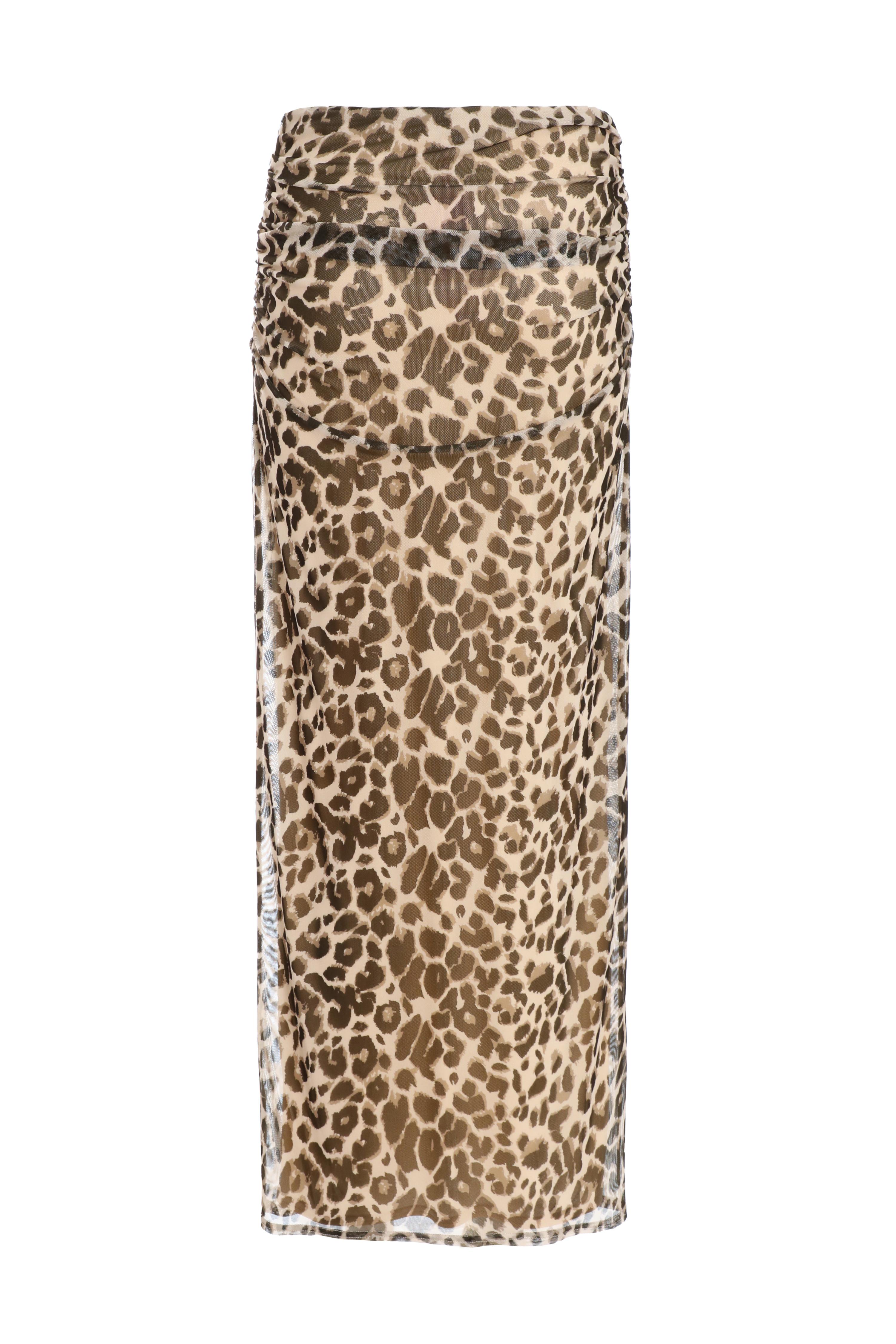 Cheetah print skirt 3d print best sale