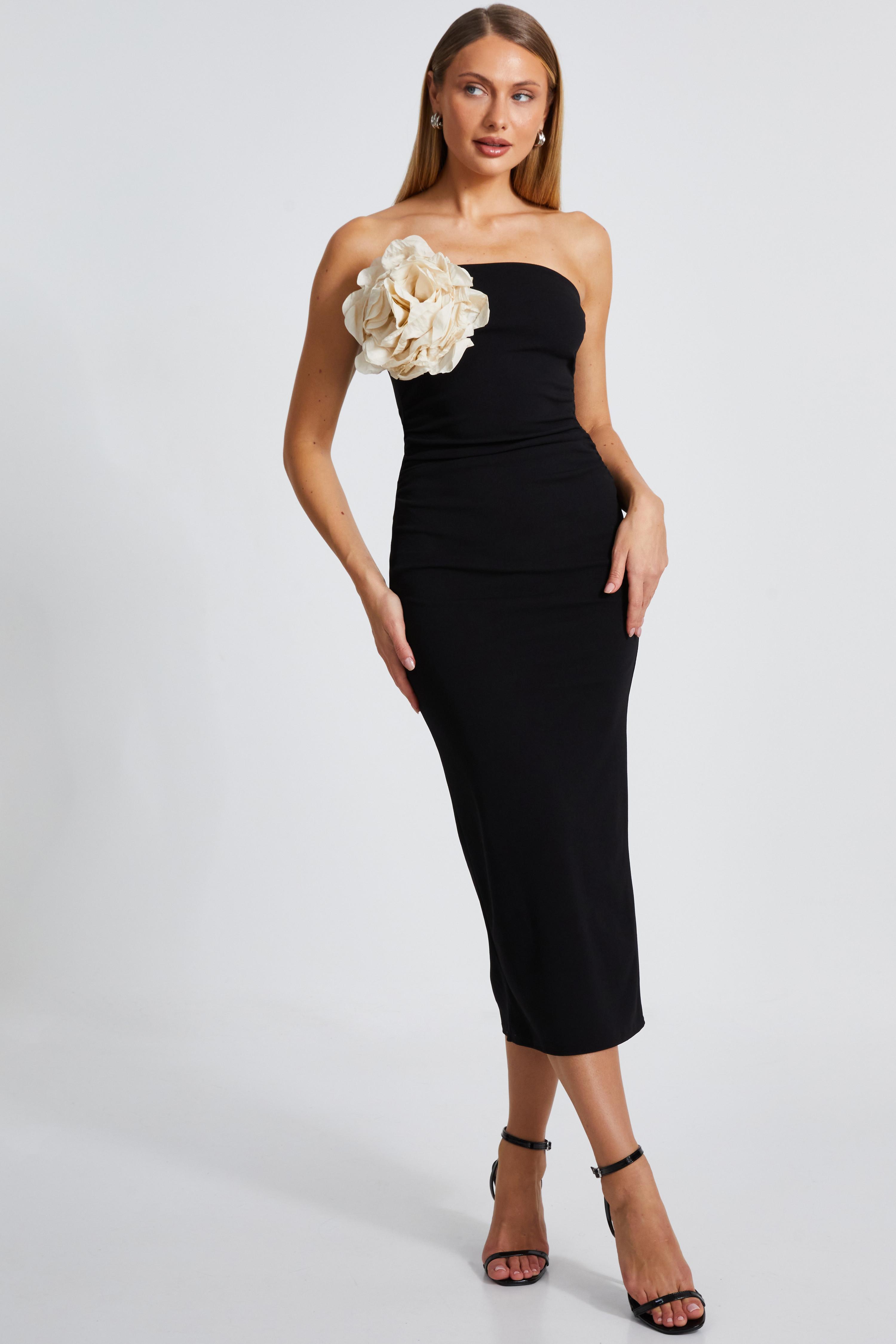 イマテリアル　midnight veil dressブラック Black Isadora In Midnight Sky dress The New Arrivals - women