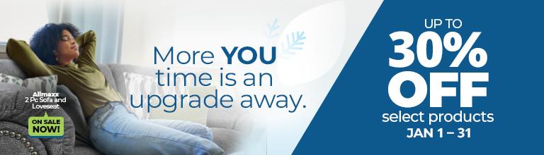 Up to 40% Off Select Products. January 1 - 28, 2026.