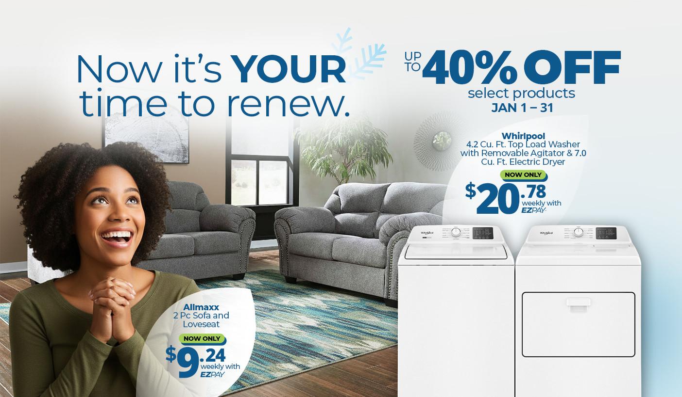 Up to 40% Off Select Products. Product exclusions and other restrictions apply.