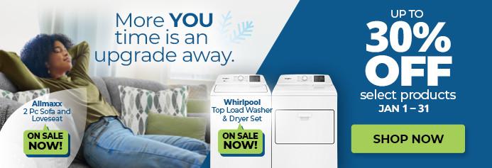 Up to 30% Off Select Products. January 1 - 28, 2026. Product exclusions and other restrictions apply.