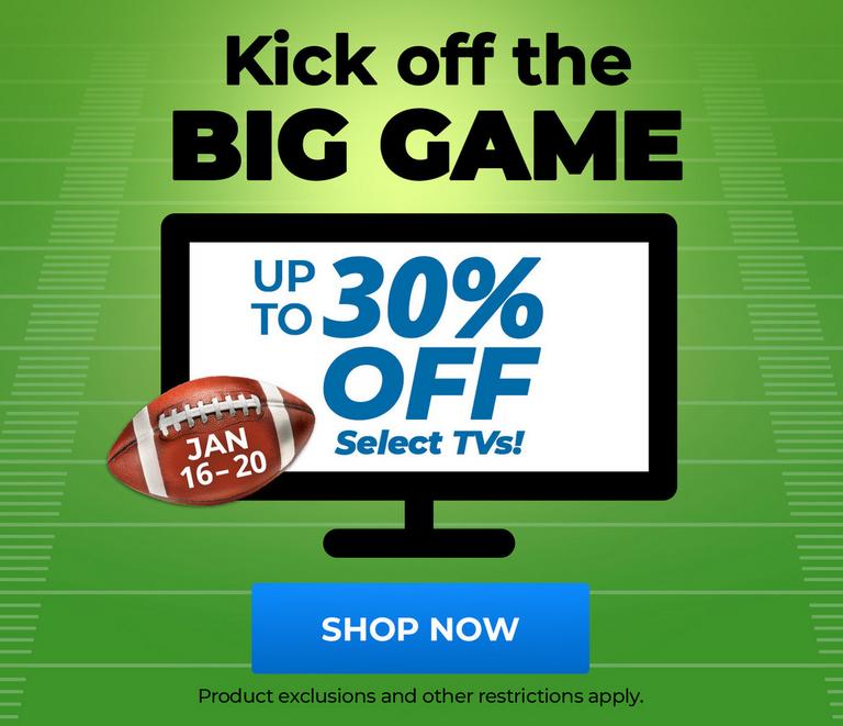 Kick off the big game with hot deals!