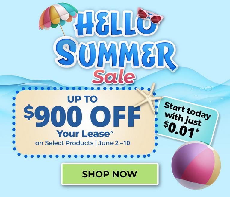 Save big on select products with Aaron's Memorial Day sale