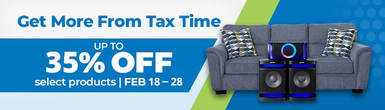 Up to 35% Off Select Products. February 18 - 28, 2026.