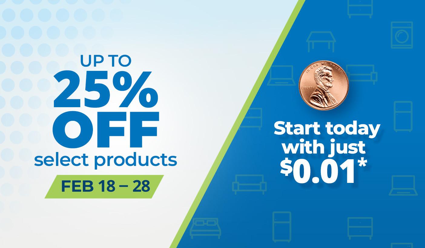 Up to 25% Off Select Products. Product exclusions and other restrictions apply.