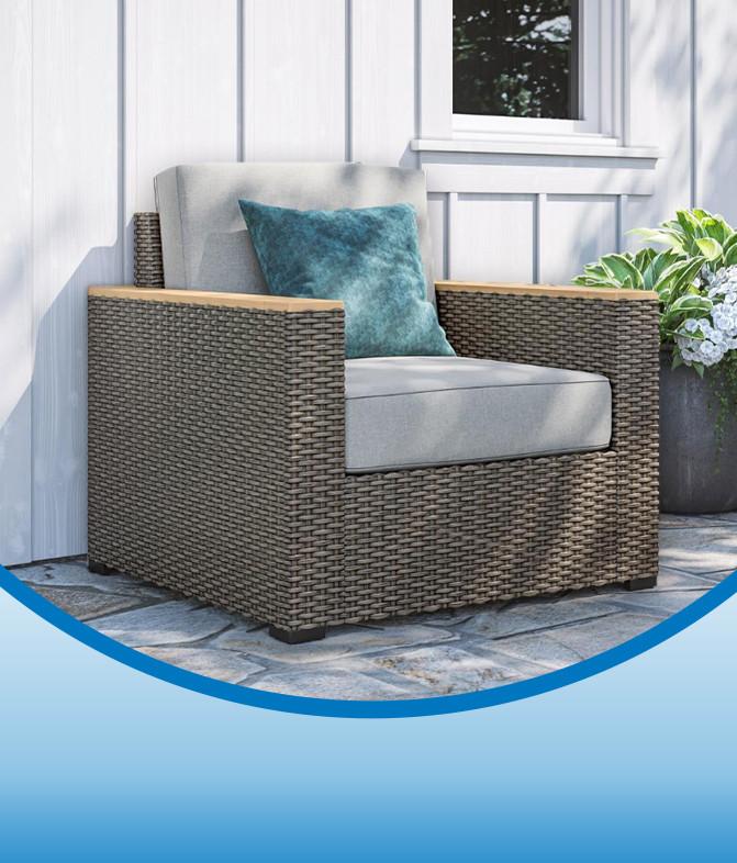 Outdoor furniture.