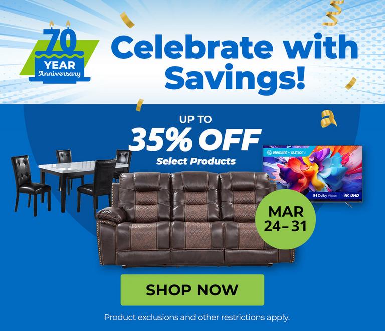 Up to 35% Off Select Products. March 24 - 31